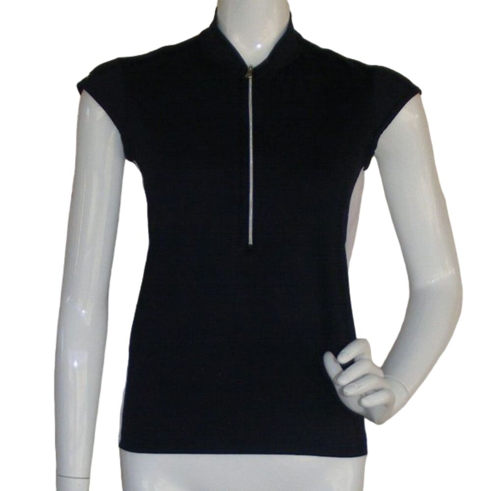RLX Ralph Lauren Activewear Top, M, Navy, Cap Slv